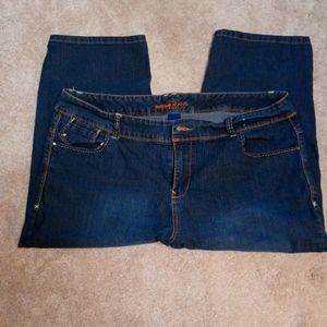 Crop style jeans